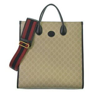 Gucci Interlocking GG Vertical Tote Bag Beige White All Over